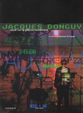 Essai sur la poésie numérique de Jacques Donguy