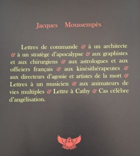 Jacques Moussempès - Lettres de commande...