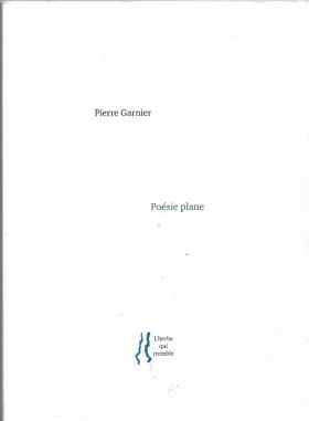 Poésie plane de Pierre Garnier