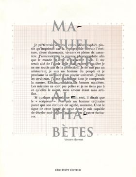 Vincent Bonnet - Manuel pour les alphabètes