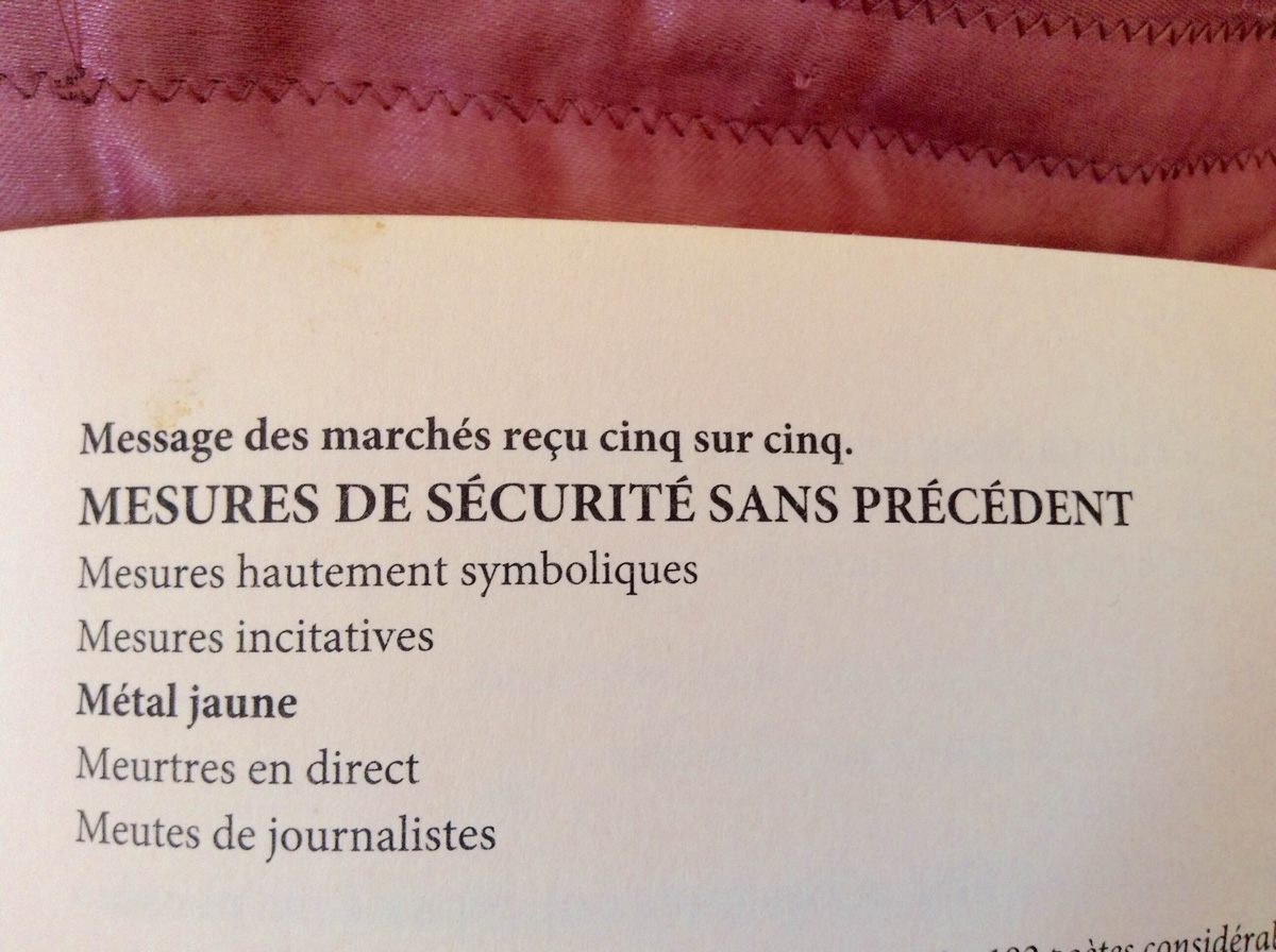 mesures de sécurité